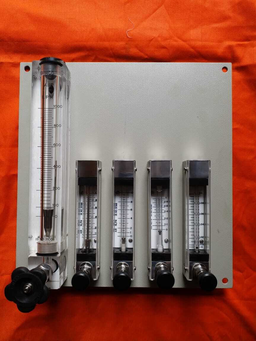 Gang Rotameter With Common Inlet - Application: Industries