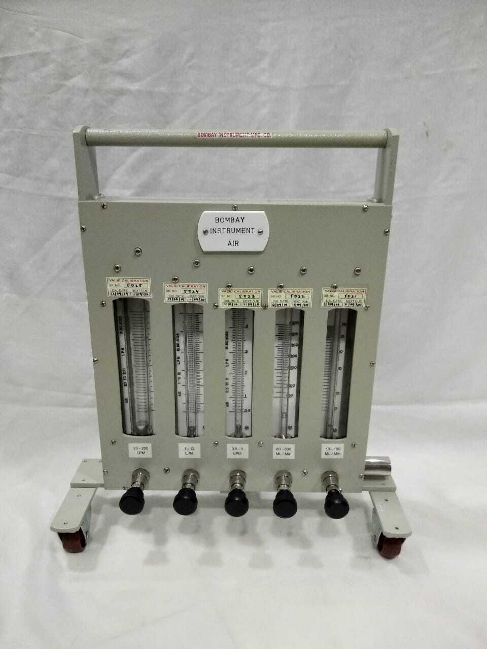 Gang Rotameter With Common Inlet - Application: Industries