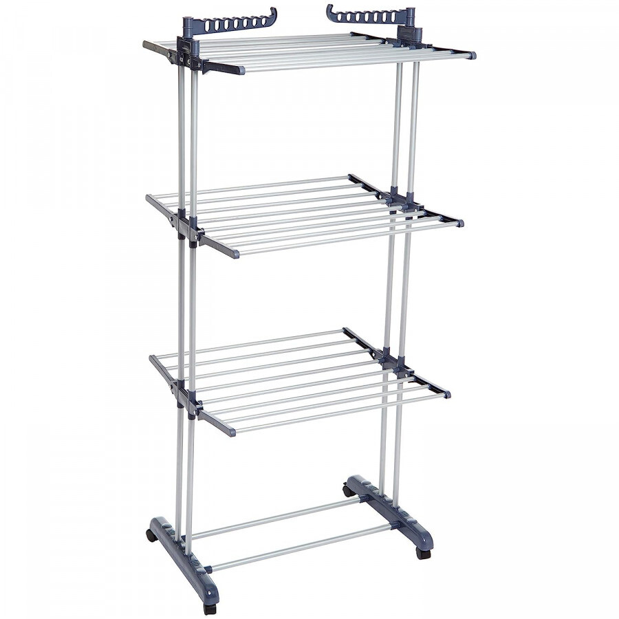 Clothing Drying Tower Rack Stand With Wheels