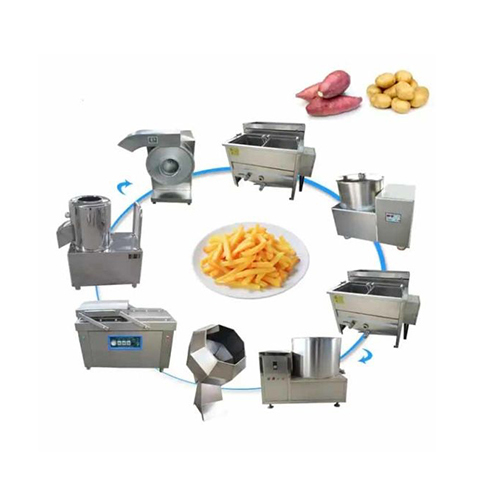 High Efficiency Semi Automatic Potato Chips Making Machine