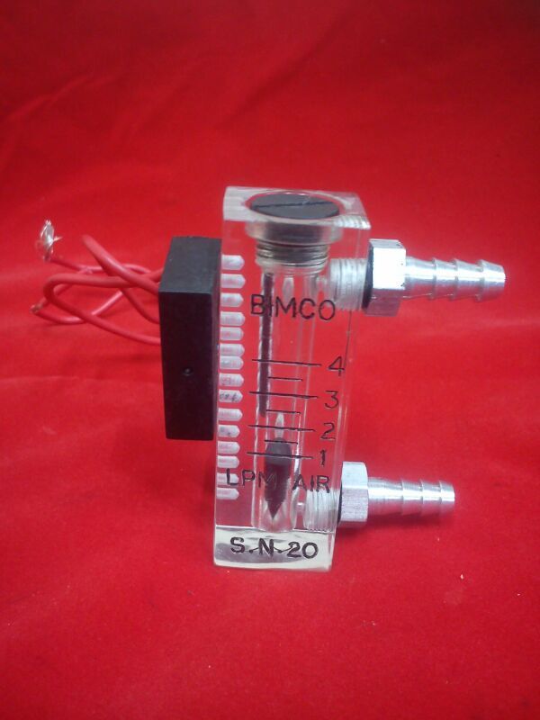 Rotameter With Limit Switch - High-quality Metal And Pvc, Multiple Sizes Available, Customized Colors , Manual Functionality For Liquid And Gas Measurement