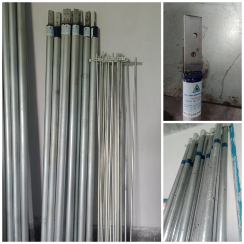 Chemical Earthing Electrode - Copper-Clad Steel, Varied Lengths, Galvanized Coating | Reliable Earthing, Corrosion Resistant, Easy Installation, Low Resistance, High Conductivity