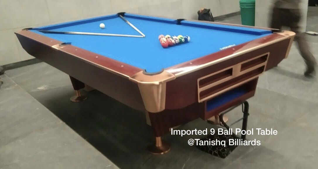 Imported Eight Ball Pool Table - Cue Forearm: Ash Wood