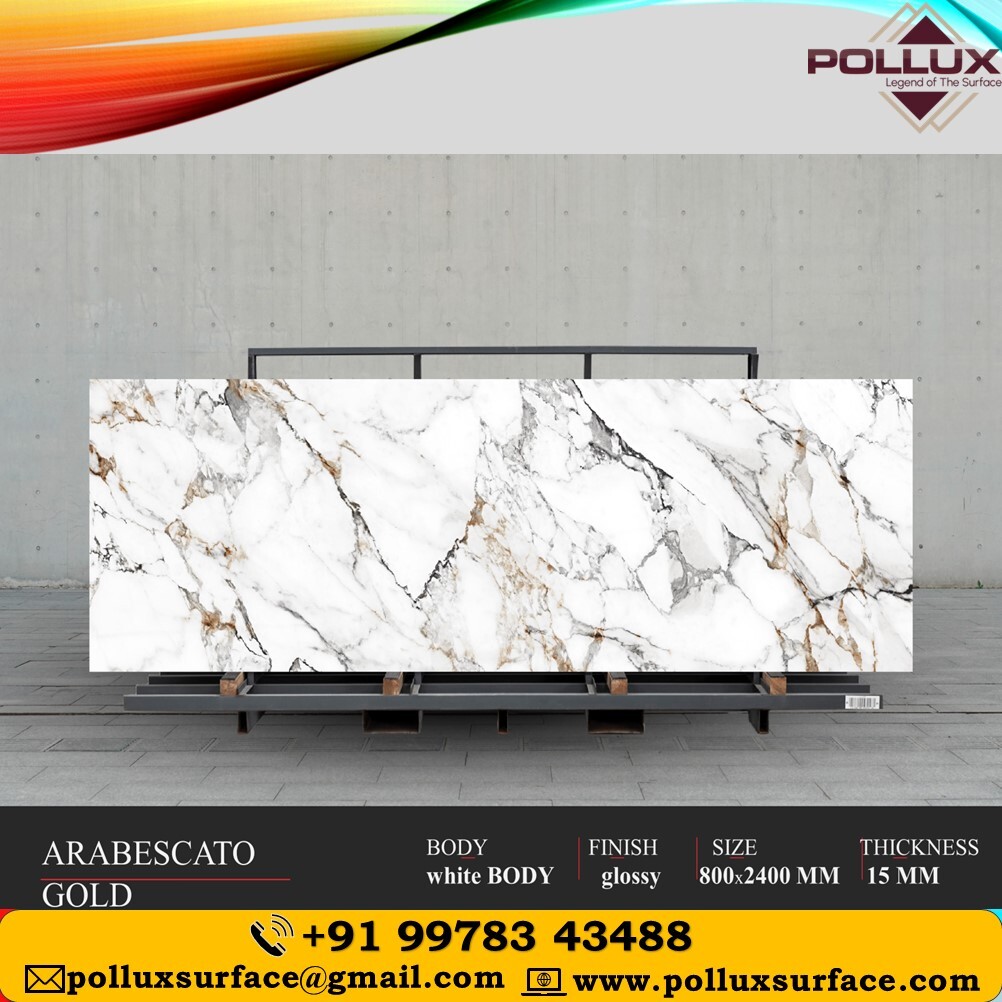 Yellows / Golds 80cm X 240cm Slab Porcelain Tile