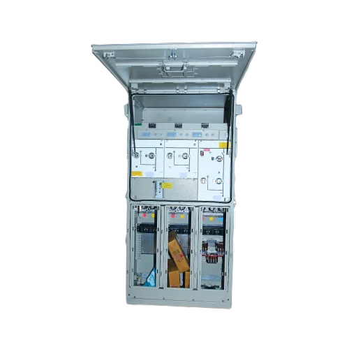 Industrial Ring Main Unit - 3-Way Configuration, 20V Rated Voltage, Mild Steel Body, GI Galvanized Finish, Stainless Steel Cover, Warranty Included