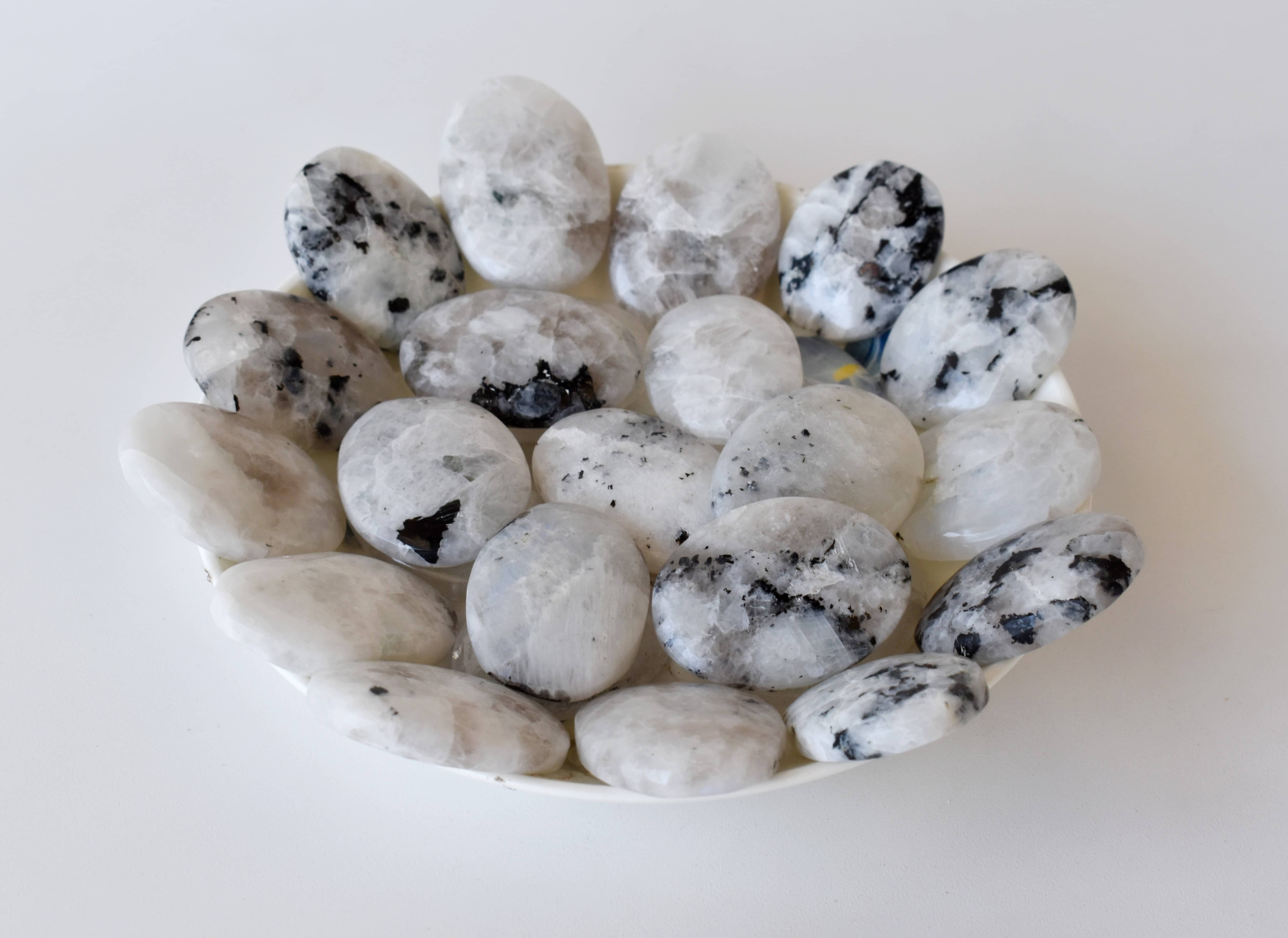 Sodalite Crystal Worry Stone - Aaa Grade, 1.5 Inches | Portable Pocket Palm Stone For Stress Relief