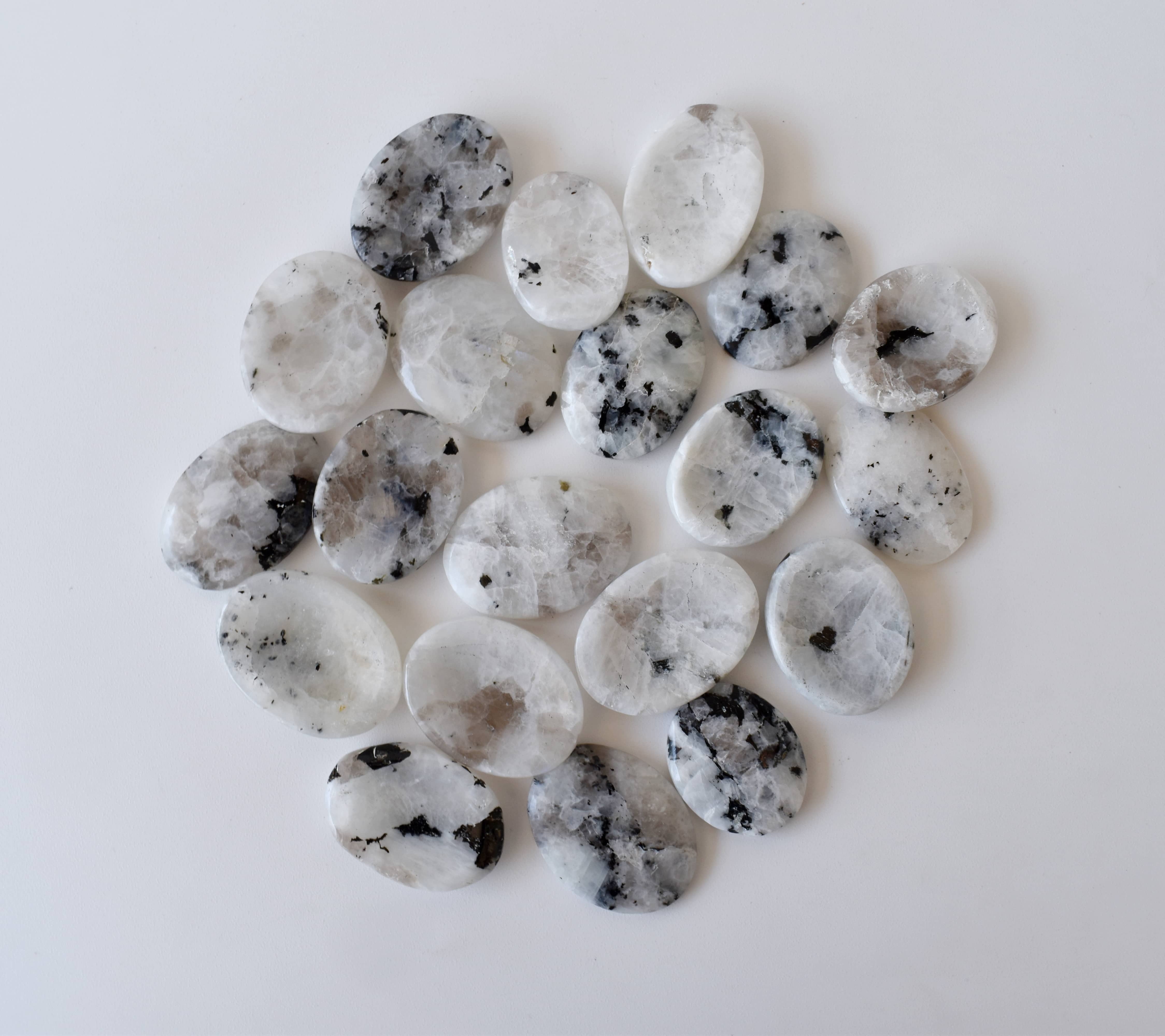 Sodalite Crystal Worry Stone - Aaa Grade, 1.5 Inches | Portable Pocket Palm Stone For Stress Relief