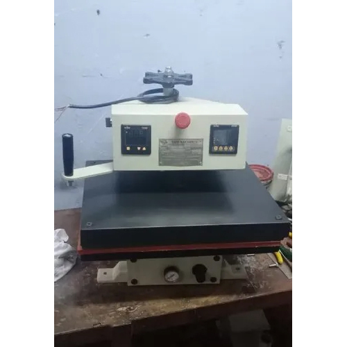 Pneumatic Heat Transfer Sticker Machine - 220V Power, Industrial Use | White Color, 1 Year Warranty