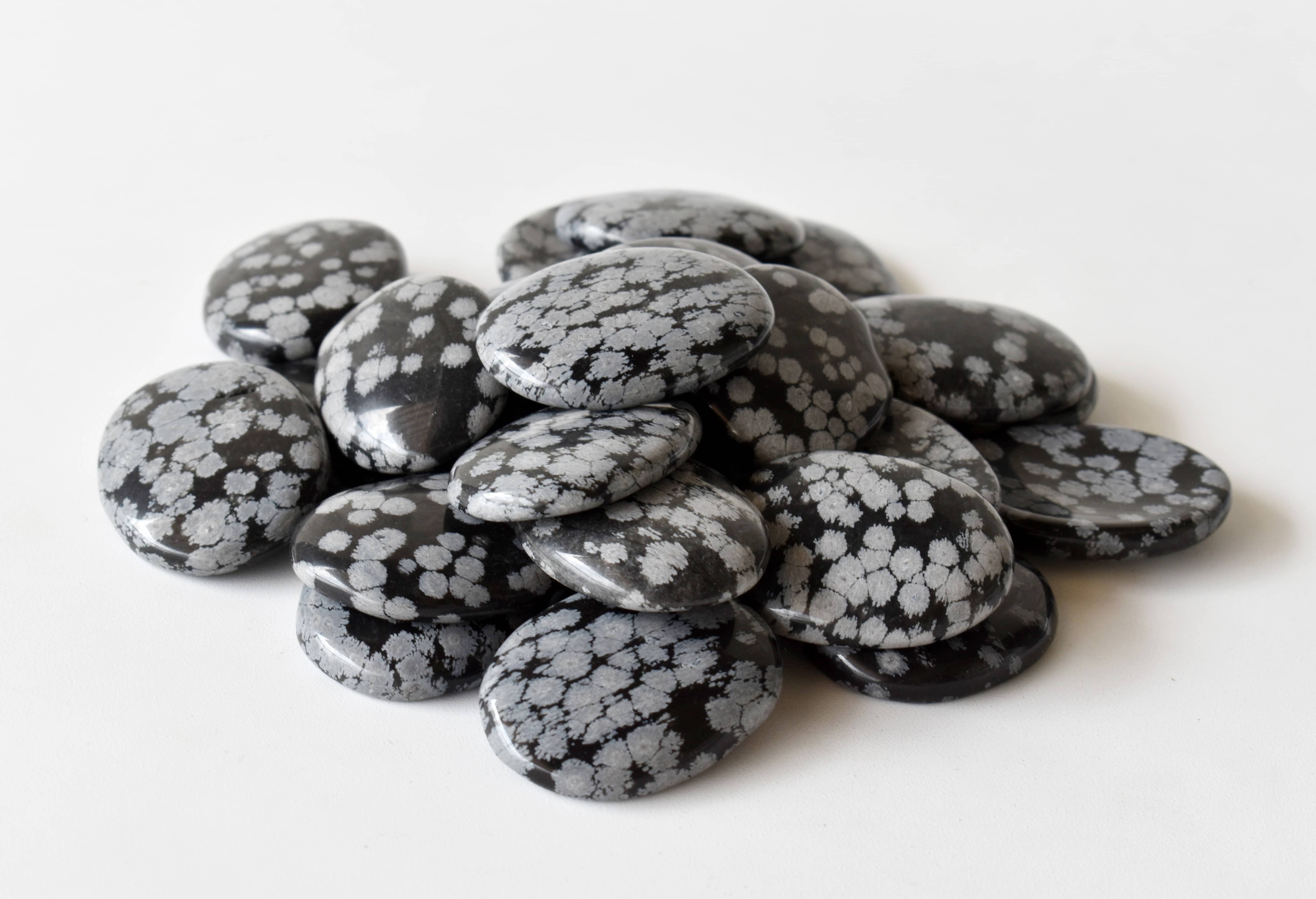 Sodalite Crystal Worry Stone - Aaa Grade, 1.5 Inches | Portable Stress Relief Pocket Palm Stone, Smooth Polished Surface