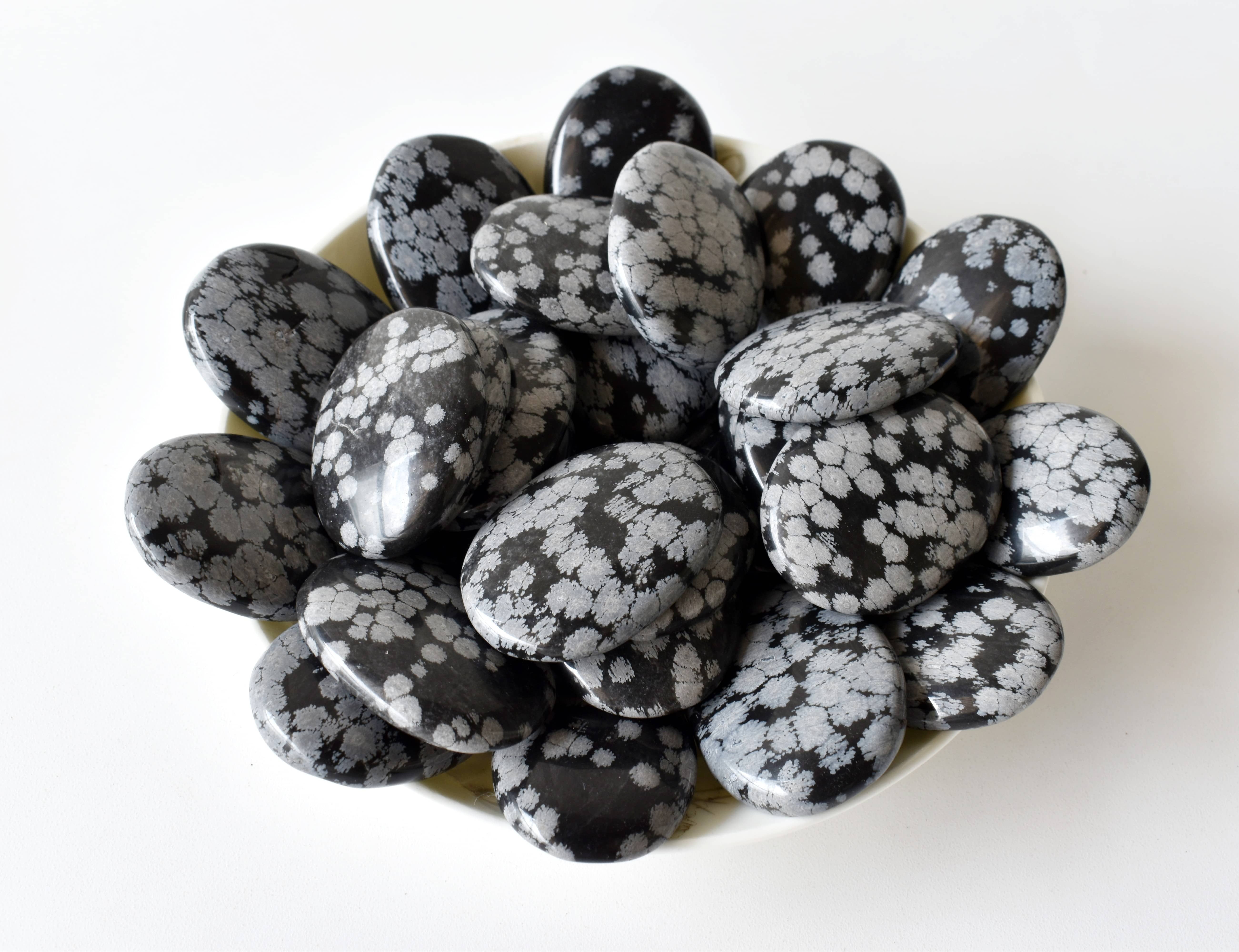 Sodalite Crystal Worry Stone - Aaa Grade, 1.5 Inches | Portable Stress Relief Pocket Palm Stone, Smooth Polished Surface