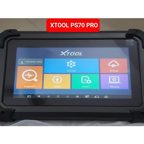Xtool Ps 70 Pro Diagnostic Scanner - LCD Display, Bluetooth & Wifi Connectivity, Android OS, Polished Finish, Ideal for Automotive Diagnostics, 6-8 Months Warranty