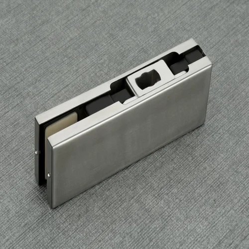 Bottom Patch Fitting - Stainless Steel, Standard Size, Silver Color | Ideal for Glass Patch Fitting Applications in Box Packaging