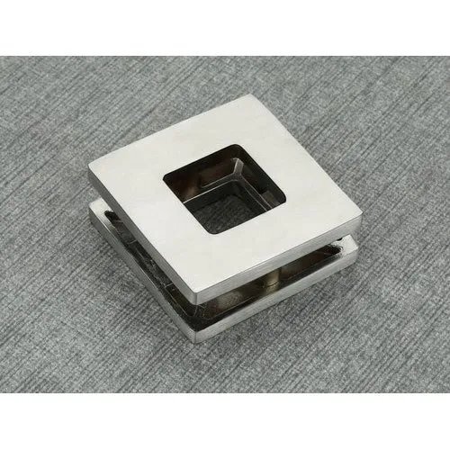 Square Door Handle - Color: Silver