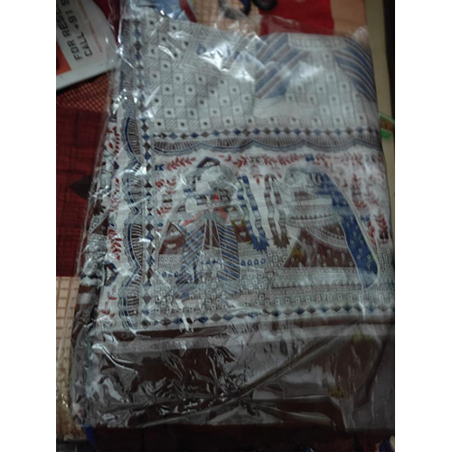 Bhagalpuri Silk Saree - Color: Brown