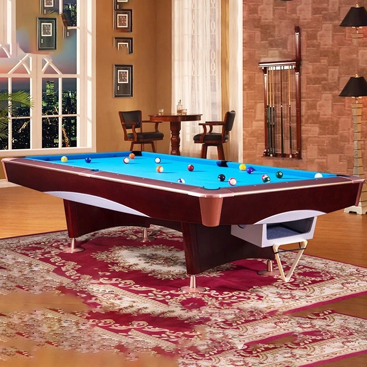 Eight Ball American Pool Table - Cue Forearm: Mahogany