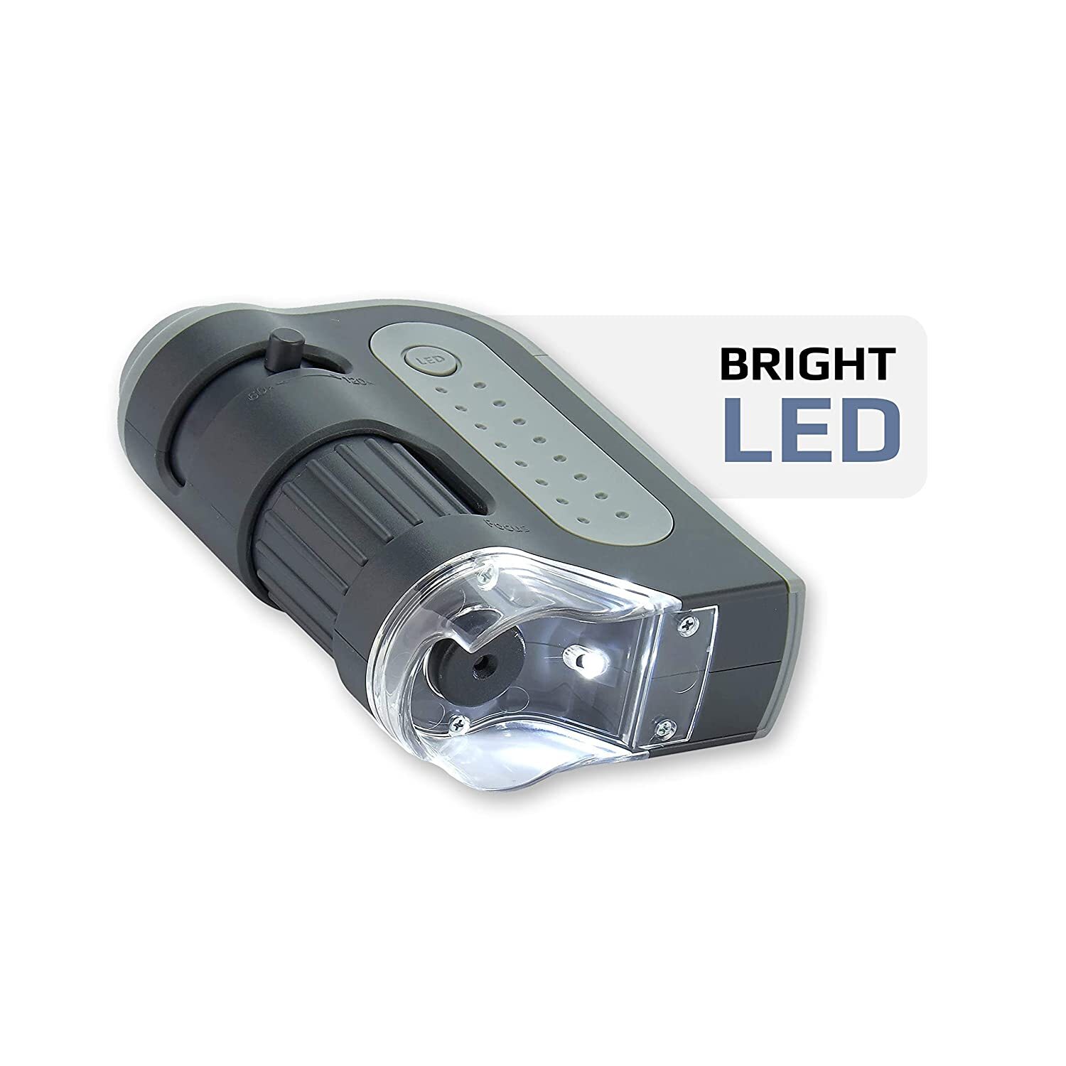 Carson Microbrite Plus 60x-120x Led Lighted Pocket Microscope, (Mm-300)