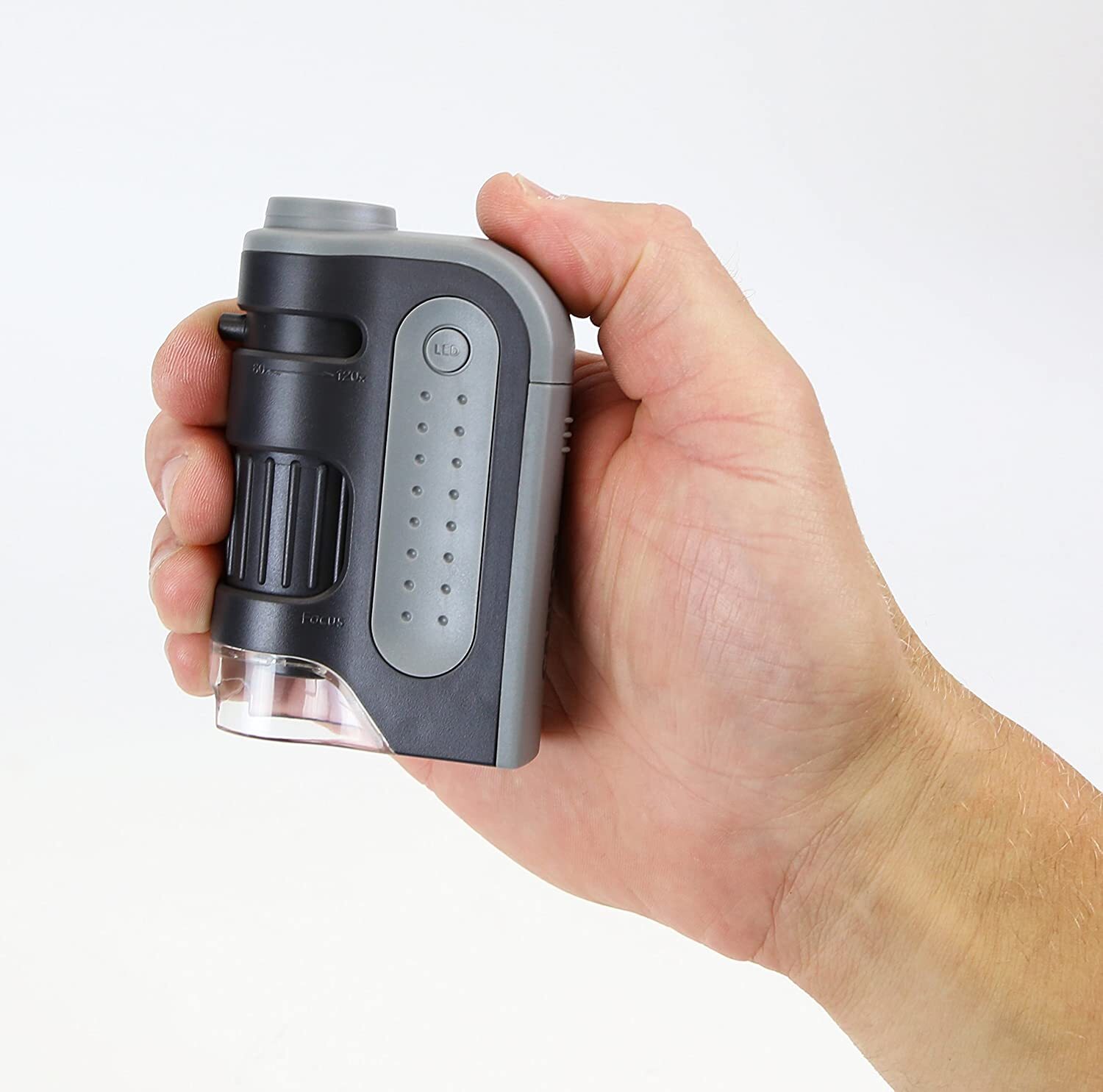 Carson Microbrite Plus 60x-120x Led Lighted Pocket Microscope, (Mm-300)