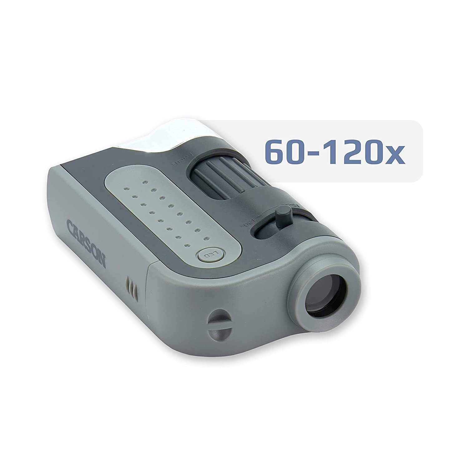 Carson Microbrite Plus 60x-120x Led Lighted Pocket Microscope, (Mm-300)