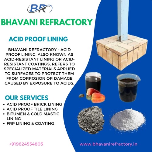 Acid Proof Lining Application: Chemical Industry