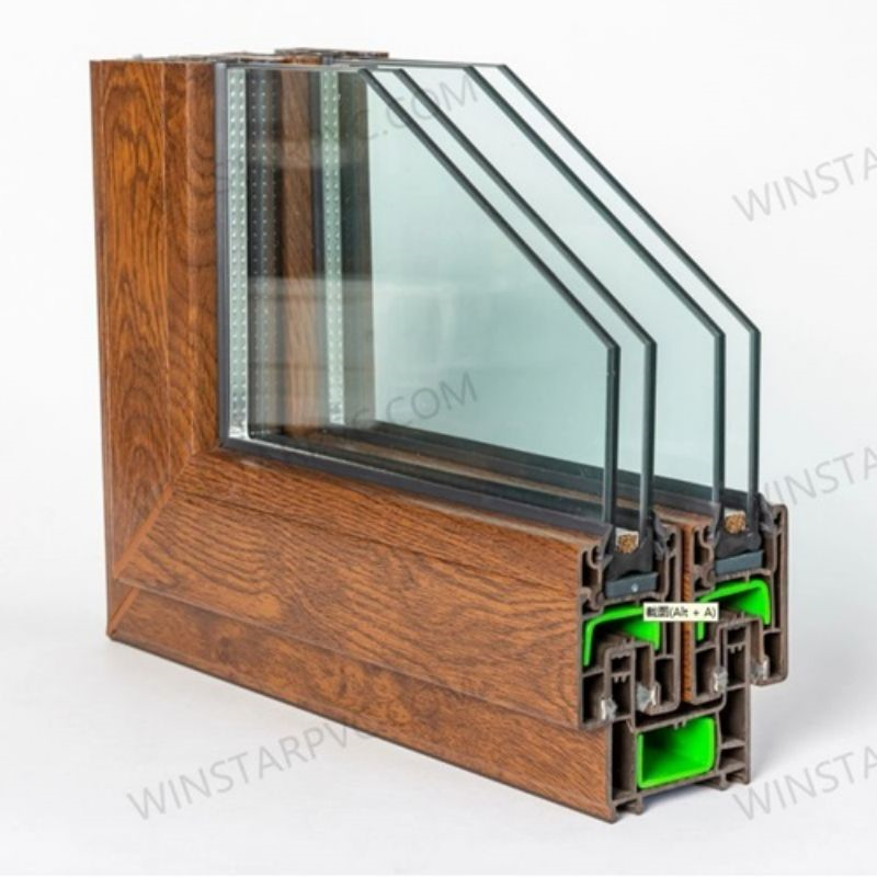 Mustard Plastic Upvc Window Profiles