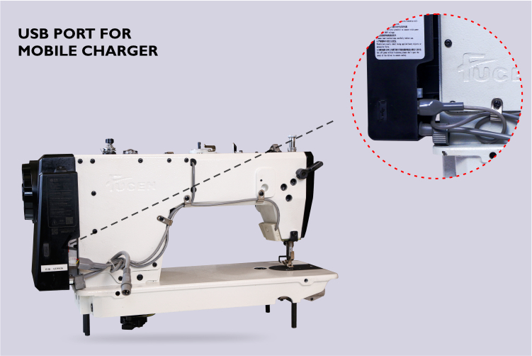 Ft-1+ High Speed Direct Drive, Needle Positioning, Soft Start Single Needle Lockstitch Sewing Machine, With Automatic Thread Trimmer