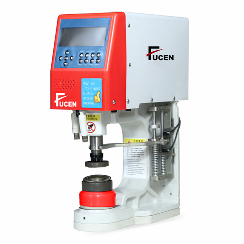 FC-880 Curtain Fastening Machine - 43x25x55cm Size, Red & White Color, 220-240V Electric Operation | Advanced Linkage Sensing, Microcomputer Detection, One-Click Mold Height Adjustment, 700mm Stroke, 750W Power, Large Operating Space