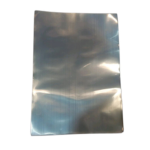 Plain Pvc Shrink Pouch - Soft Silver Pvc, 3-side Seal Design | Warranty Included, Versatile Usage For Packaging And Storage