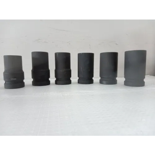 Impact Socket Tool - High-Quality Steel, Various Sizes , Multicolor Round Design | 1-Year Warranty for Industrial Applications