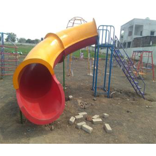 Outdoor Playground Frp Tube Slide