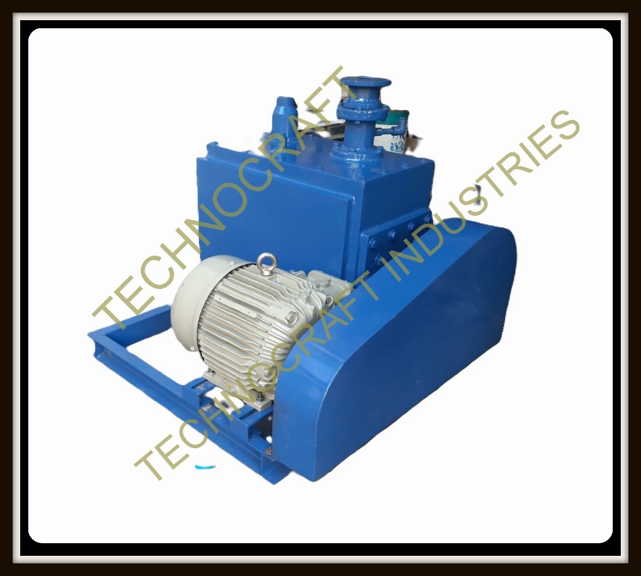 Oil-immersed Rotary Vane Vacuum Pump - Cast Iron, 50 To 10000 Lpm Flow Rate , Non-return Valve Design, Ideal For Industrial And Laboratory Applications
