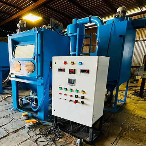 Piston Ring Blasting Machine - Color: Blue