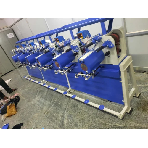 Automated Cone Winding Machine - Color: Blue