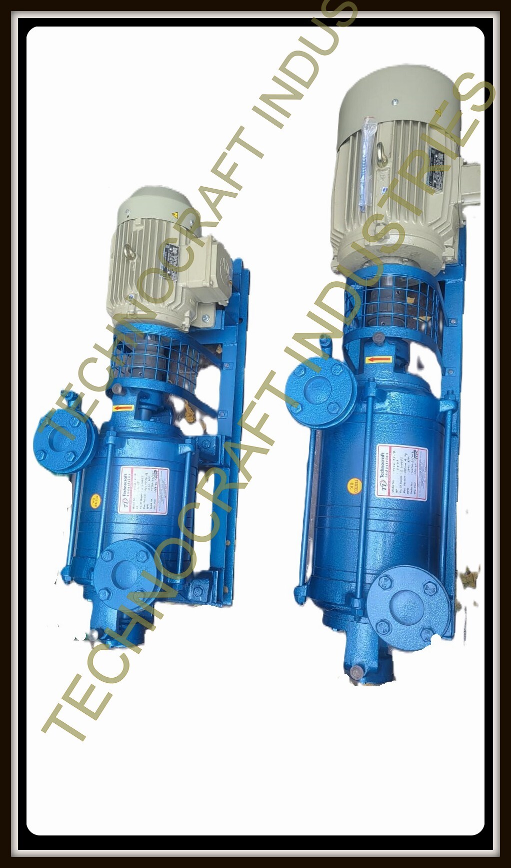 Vacuum Pumps For Textile Industry - Color: Blue