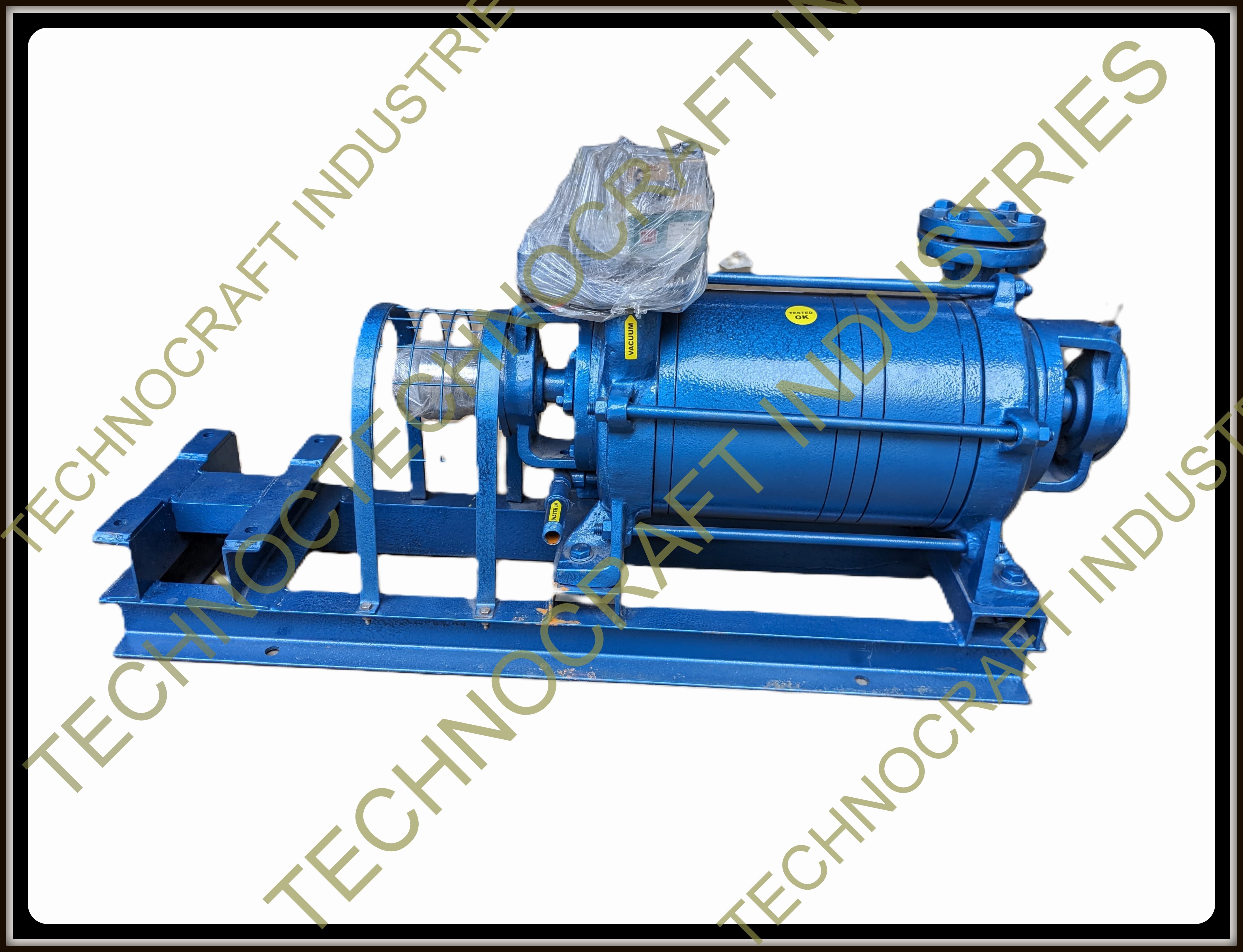 Closed Loop Water Recirculation System Of Two Stage Vacuum Pump - Color: Blue