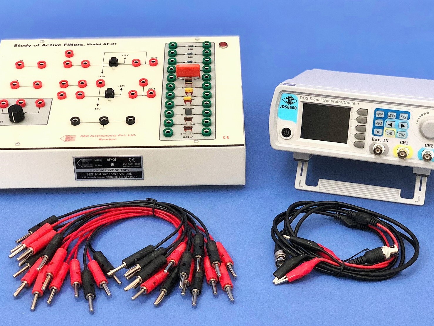 Study Of Active Filters, Af-01 Application: Laboratory Experiment
