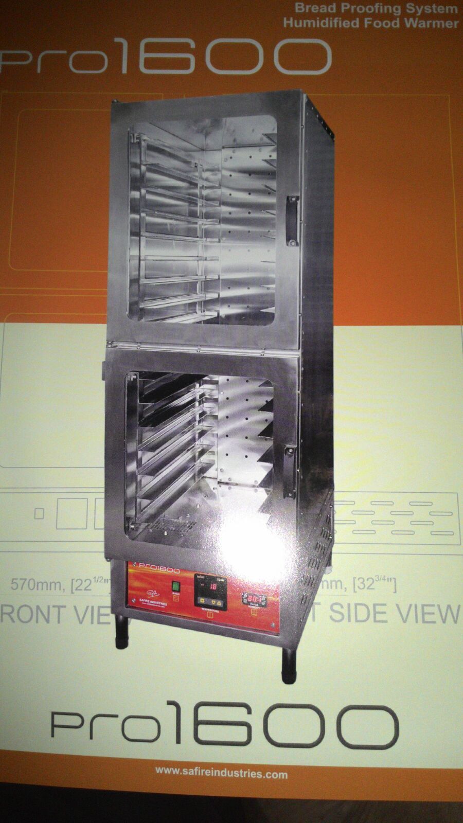 Proofer Pro 1600 (16 Tray) Application: Commercial