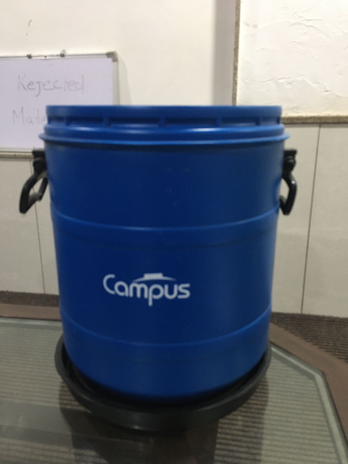 30 Litre Hdpe Open Top Drum - Color: Blue & Green