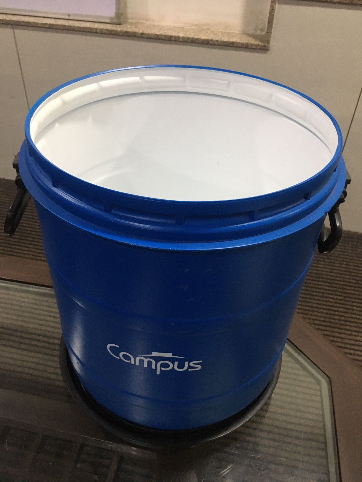 30 Litre Hdpe Open Top Drum - Color: Blue & Green