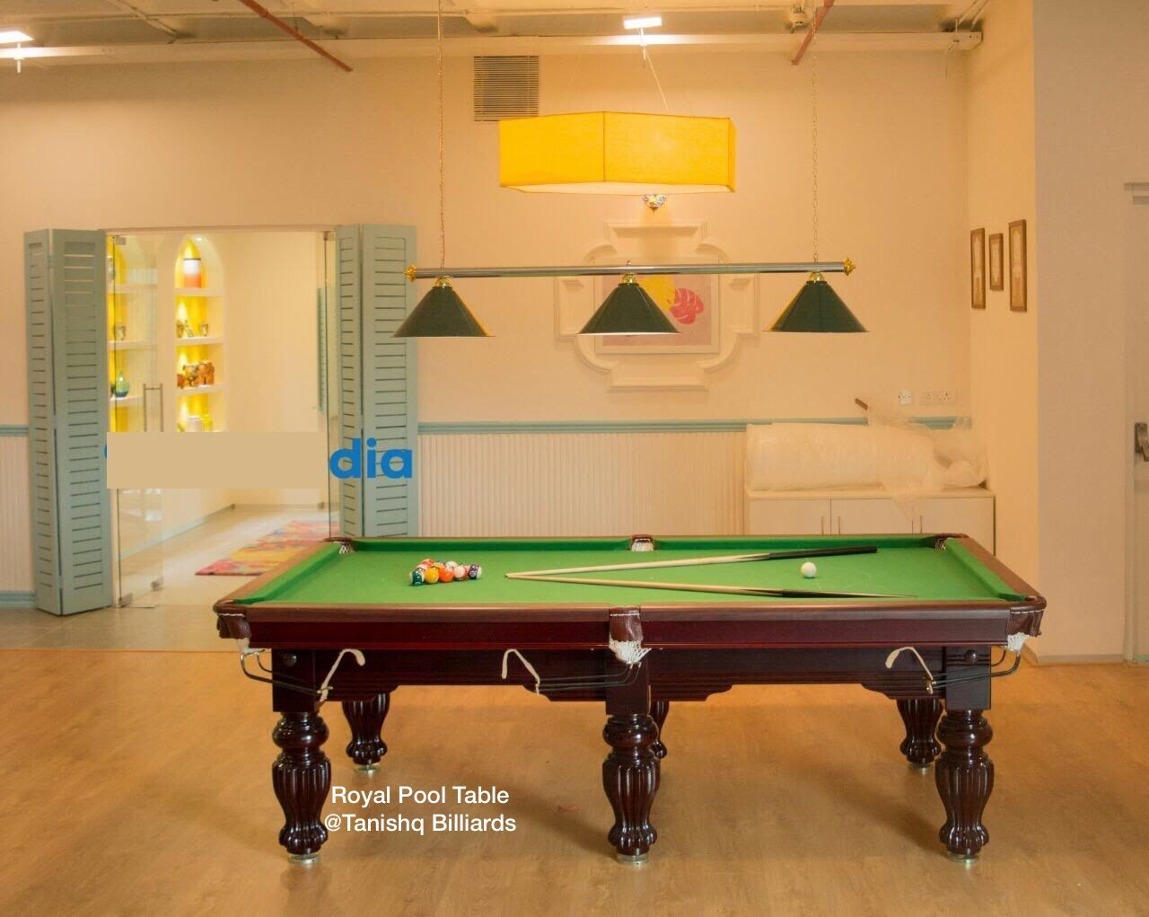 Mini Snooker Table 10ft, 5ft Cue Joint: Steel