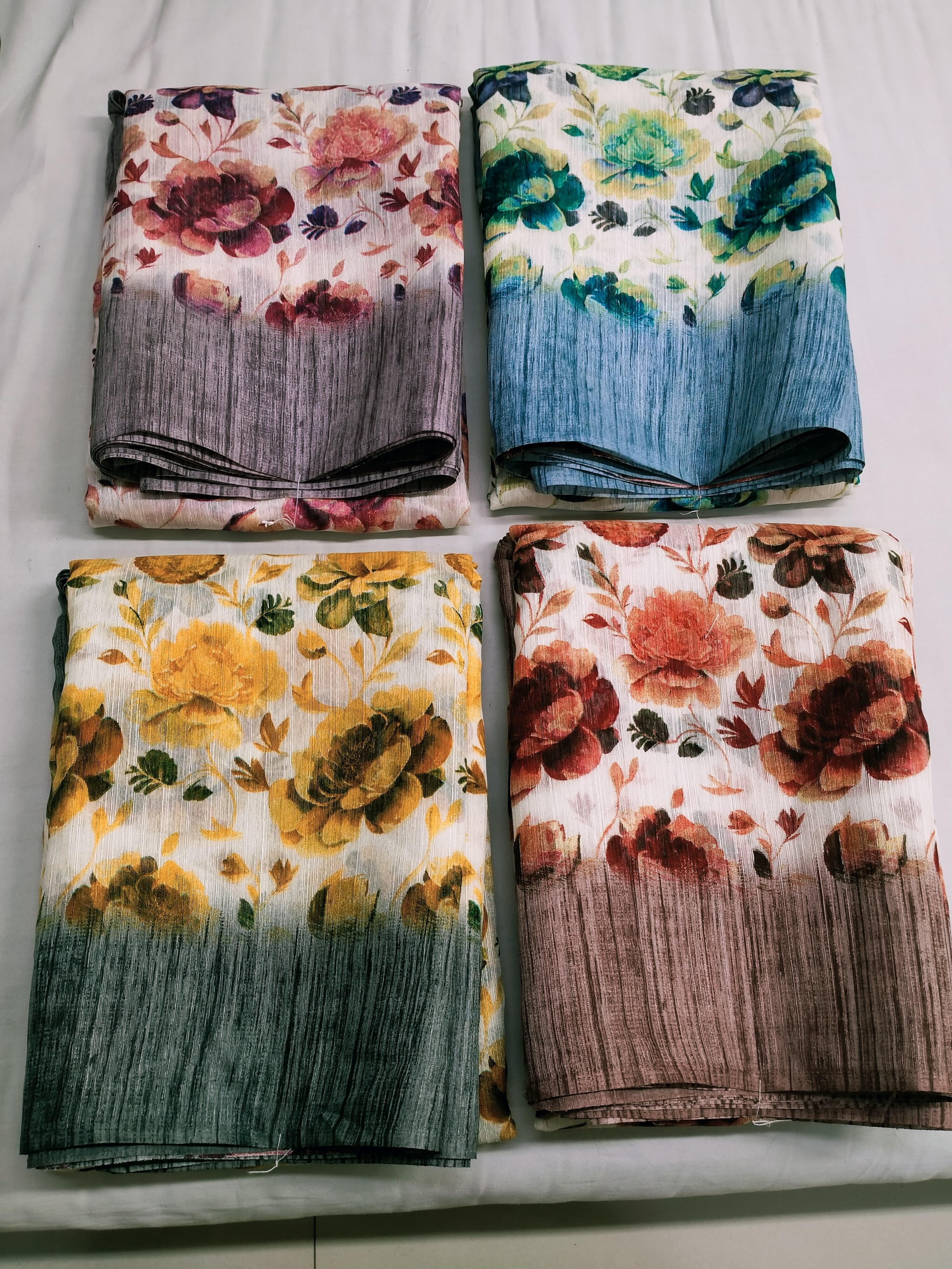 Green Silk Saree - 6.30 Ft, Multicolor Digital Print | Skin Friendly, Washable, Crafted For Daily Wear, Ideal For Summer