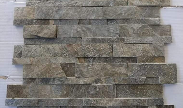 Deoli Green Quartzite Ledge Stone Panels - 15x60 Cm Natural Finish, Customized Cut-to-size Slate Panels