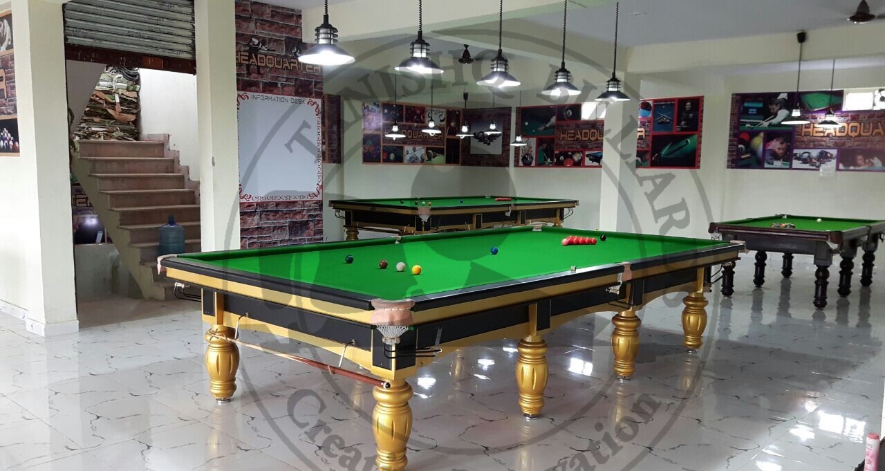 Modern Snooker Table - Cue Forearm: Ash Wood
