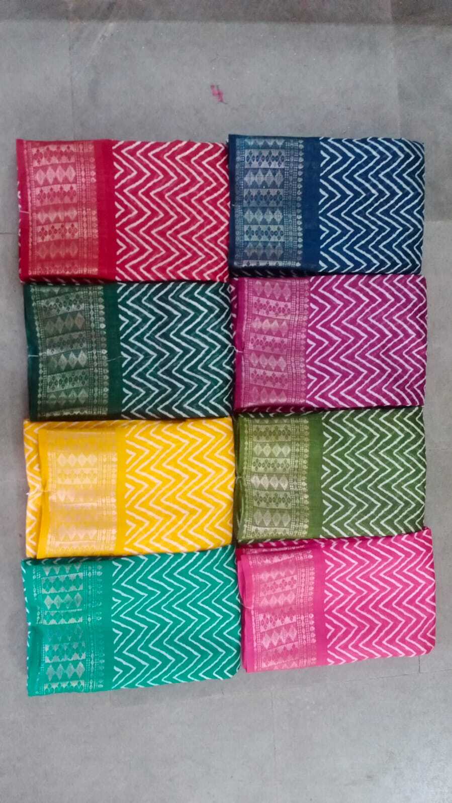 Cristal Doby Sarees - Color: Multicolor