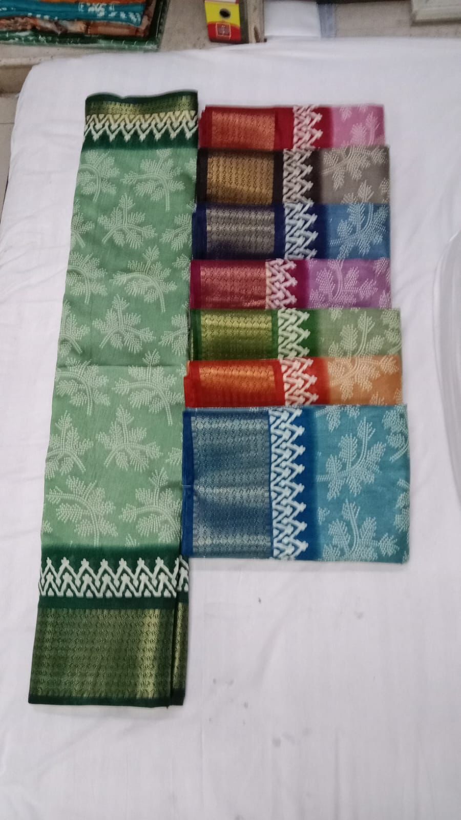 Cristal Doby Sarees - Color: Multicolor