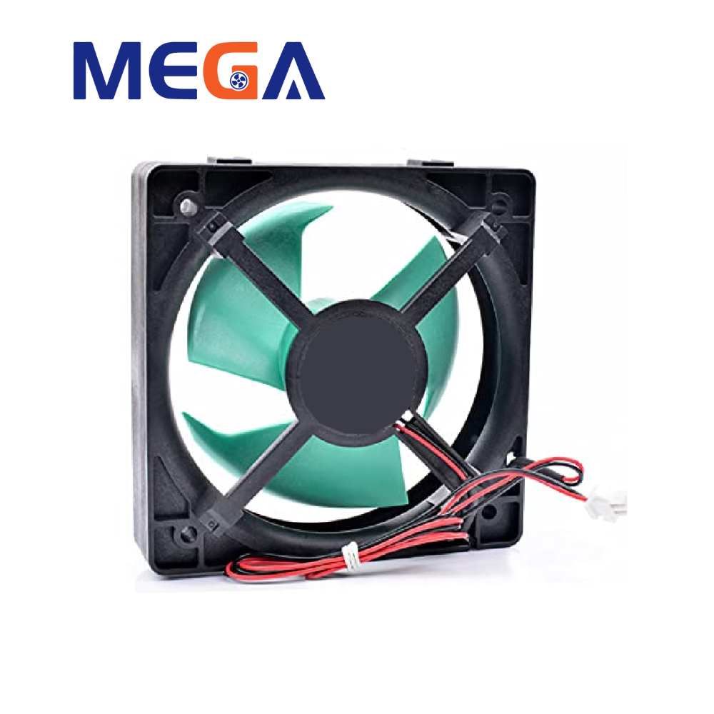 Mega Factory Direct Customizable 113x113x38mm Dc Axial Flow Fan For Refrigerator Condenser