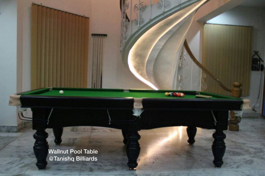Royale Pool Board Table - Premium Hardwood & Rubber , 7ft X 3.5ft Or 6ft X 3ft, Green/blue/red Cloth, Cnc-leveled 38mm Slates, Complete Accessories Included