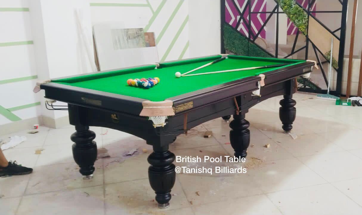 9ft Pool Board Table - Cue Forearm: Ash Wood
