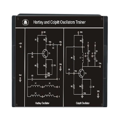 Black Mx-105 Hartley And Colpitt Oscilllator Trainer