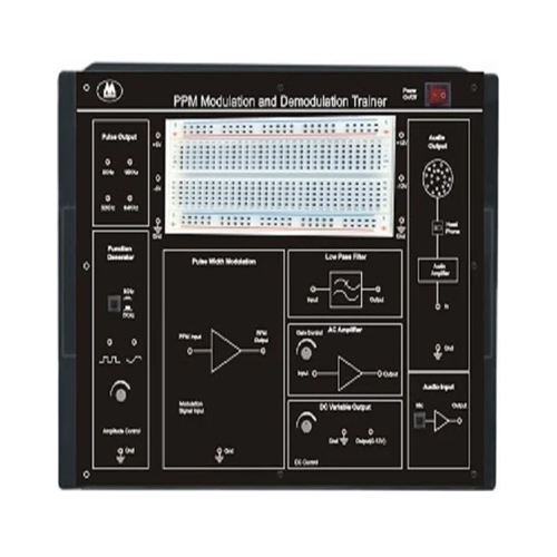 Black Ppm Modulation And Demodulation Trainer