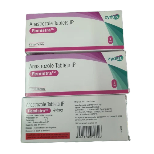 1 MG Anastrazole टैबलेट्स आईपी